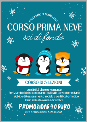 Prima neve 24 25